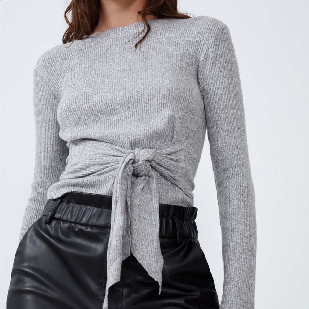 Zara knot top